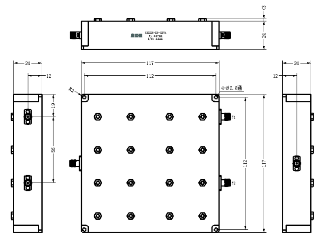 ZCB3-2C1430-1710-2280 Diplexer