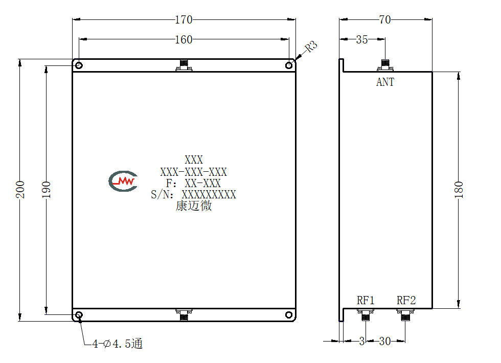 ZTZCB13-C244-318-735 Diplexer