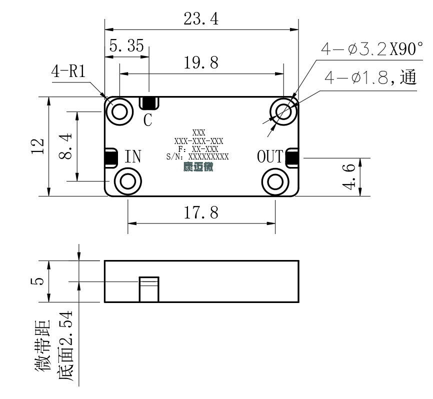 ZDC25-40M6-18G-885 Coupler