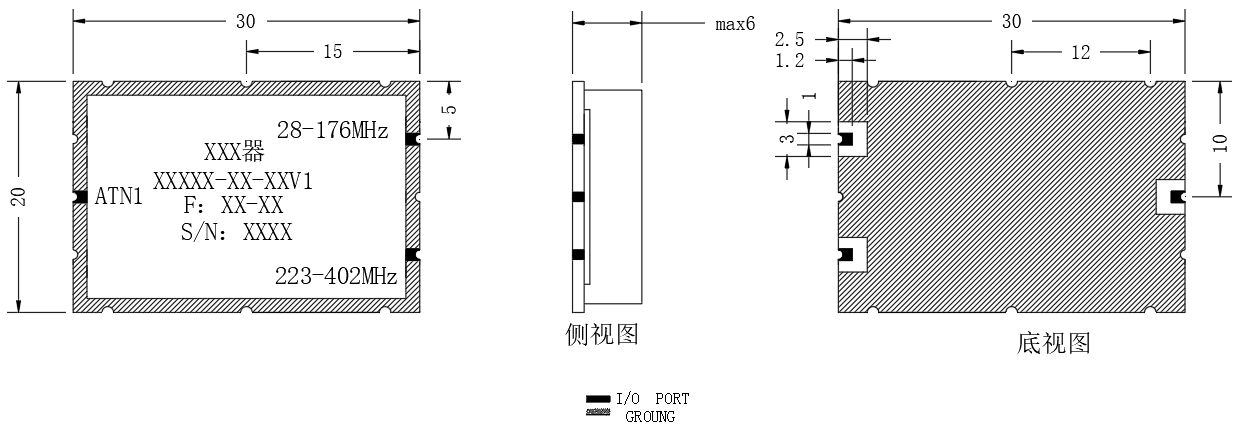 ZCB15-L30-400-373 Diplexer
