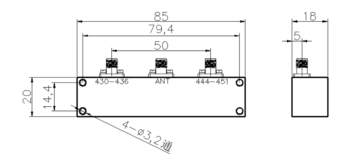 ZCB6-C430-451-1820 Diplexer