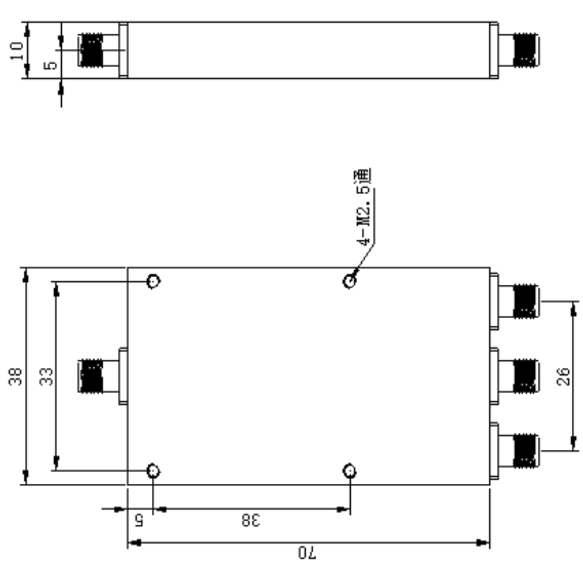 ZPD-2-8-3A07 Power divider