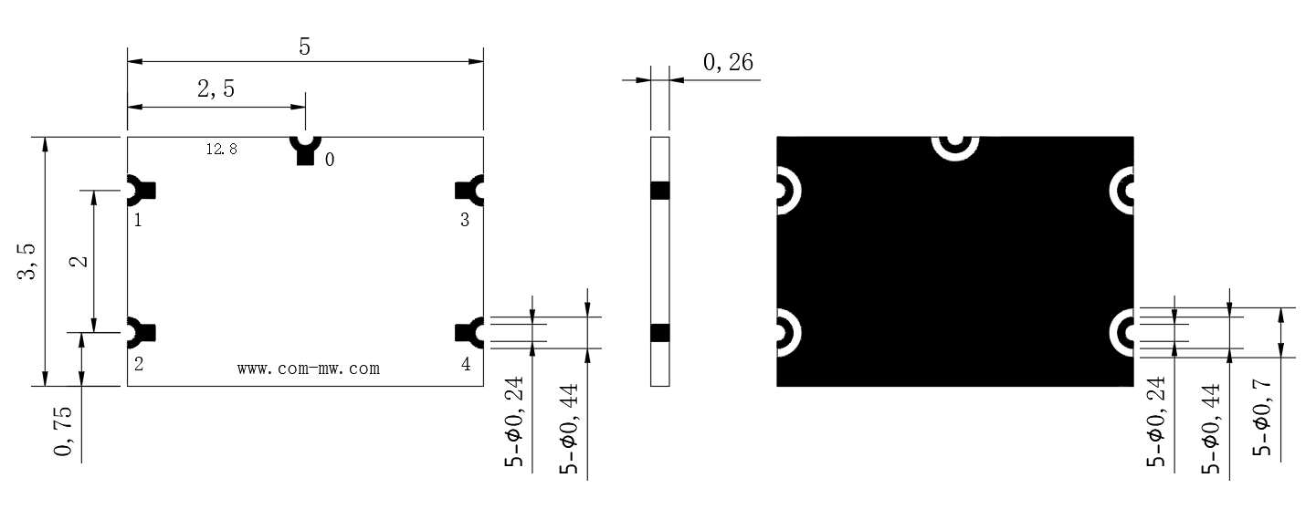 ZPD25-4M12-14G-708 Power divider