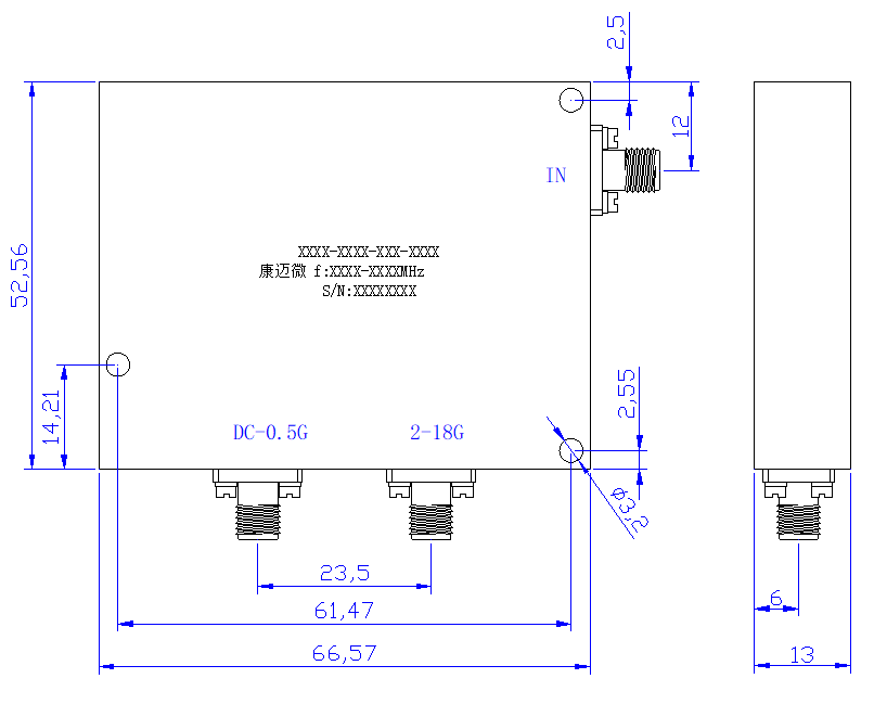 ZCB5-M0-18G-3277 Diplexer