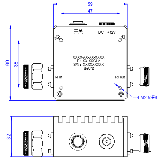 DLNA8-10-8000-9665 LNA