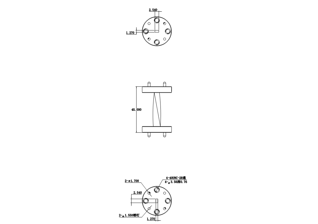 DWG7-BJ900T30-1949 Waveguide Connection