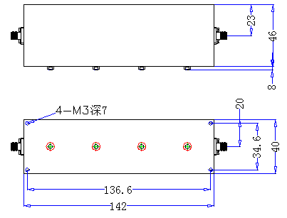 OQ-ZBF6-C915-50-SMA Filter