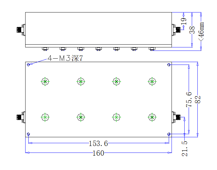 HBTE-BPF-703-748-S Band pass filter
