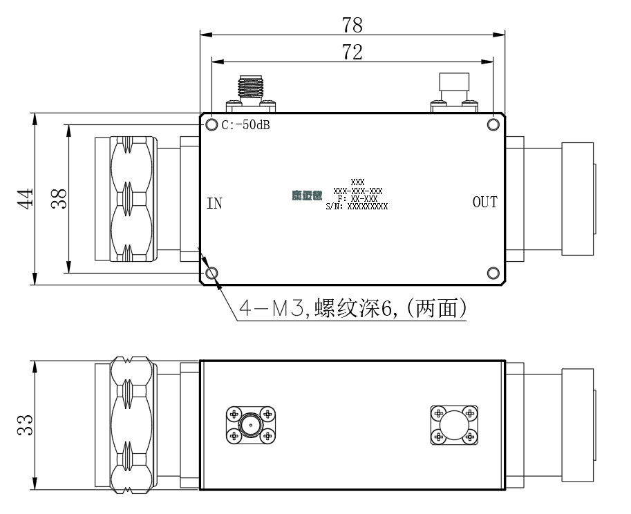 ZDC8-50MC1-2.5G-3340 Coupler