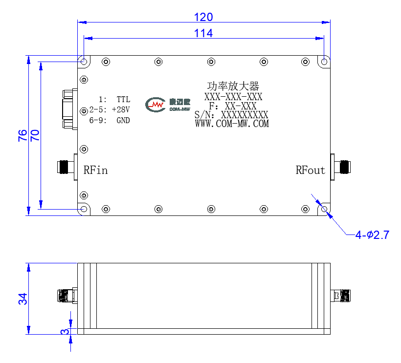 DPA8-1000-2000-3569 Power amplifier