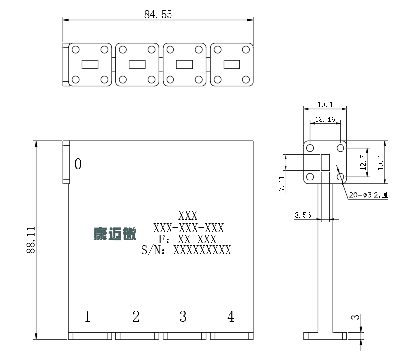 ZMC25-4W27550-29950-096 Combiner