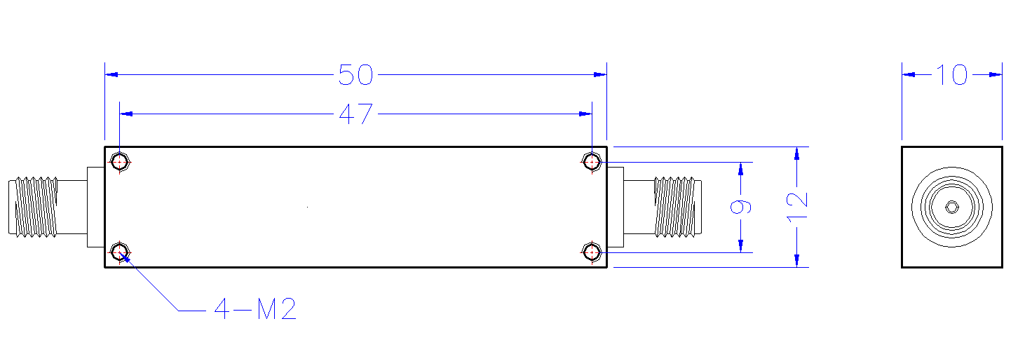 HBTE-LPF-0.97-2-SF Filter