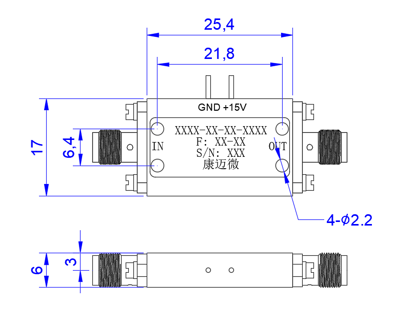 DLNA8-12-18G-3876 LNA