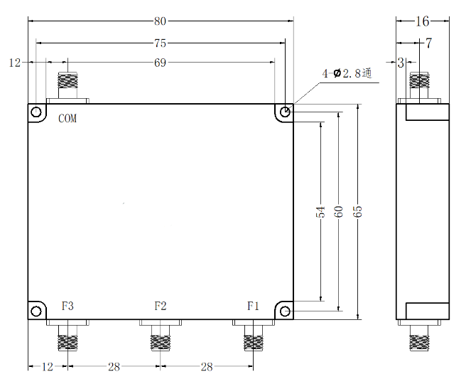 ZMC3-3L100-960-3122 Combiner