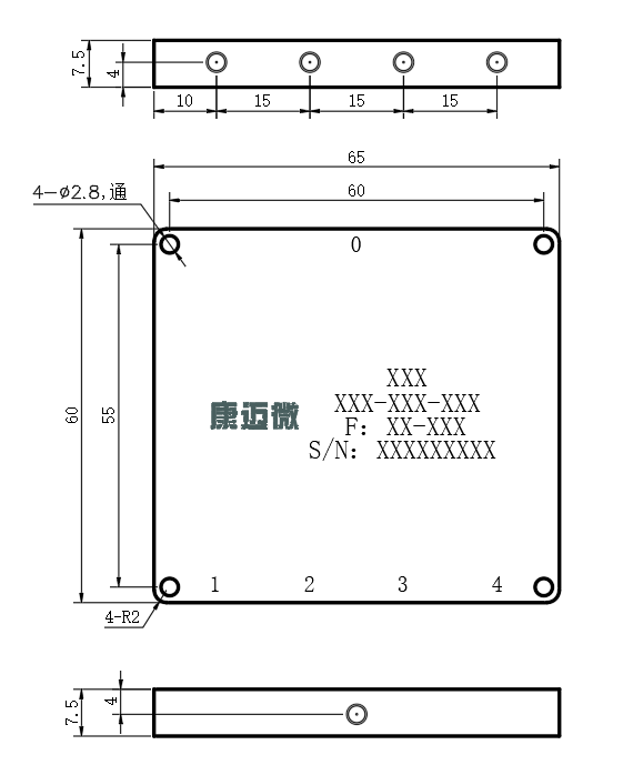 ZPD25-4M0.8-2G-640 Power divider