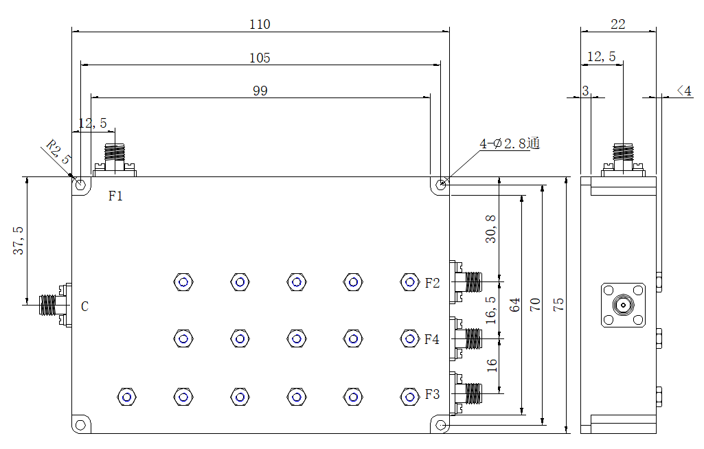 ZMC3-4C700-4200-4468 Combiner