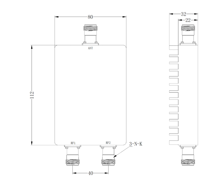 ZMC2-2M30-2500-2608 Combiner