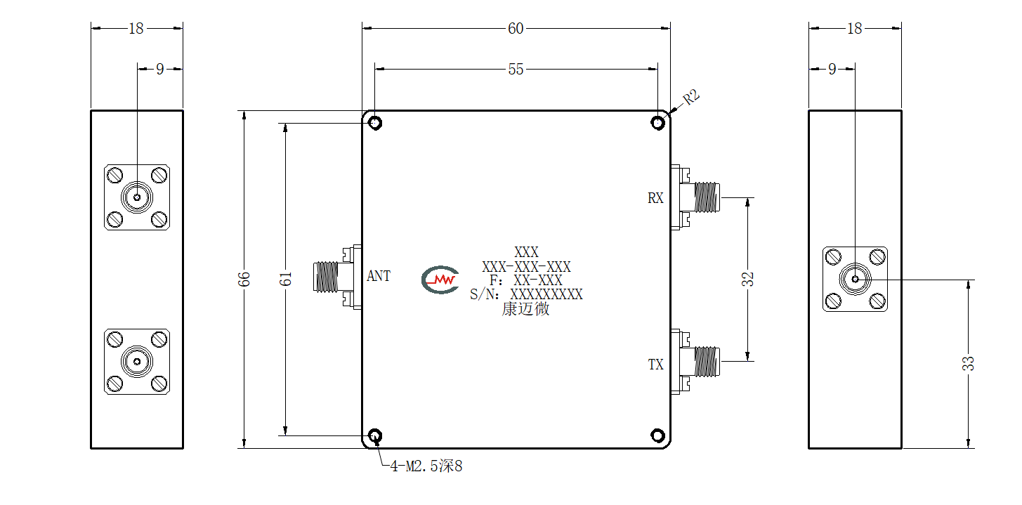 ZCB13-C1419-1720-221 Diplexer