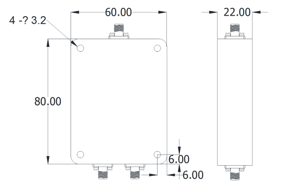 ZPD8-2L30-512-975 Power divider