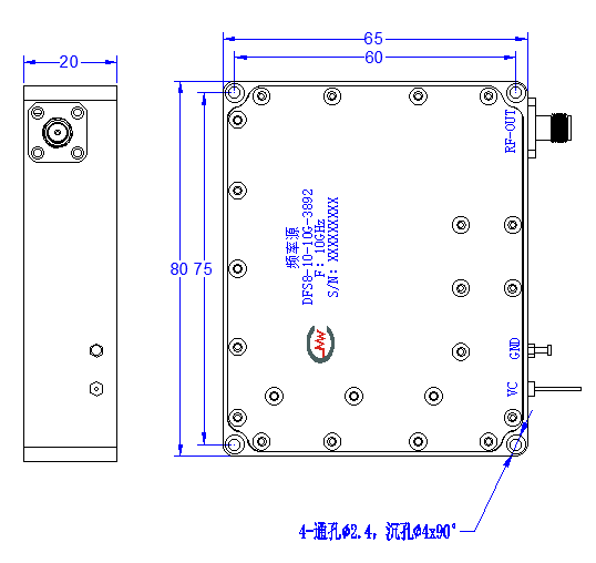 DFS8-10-10G-3892 Frequency source