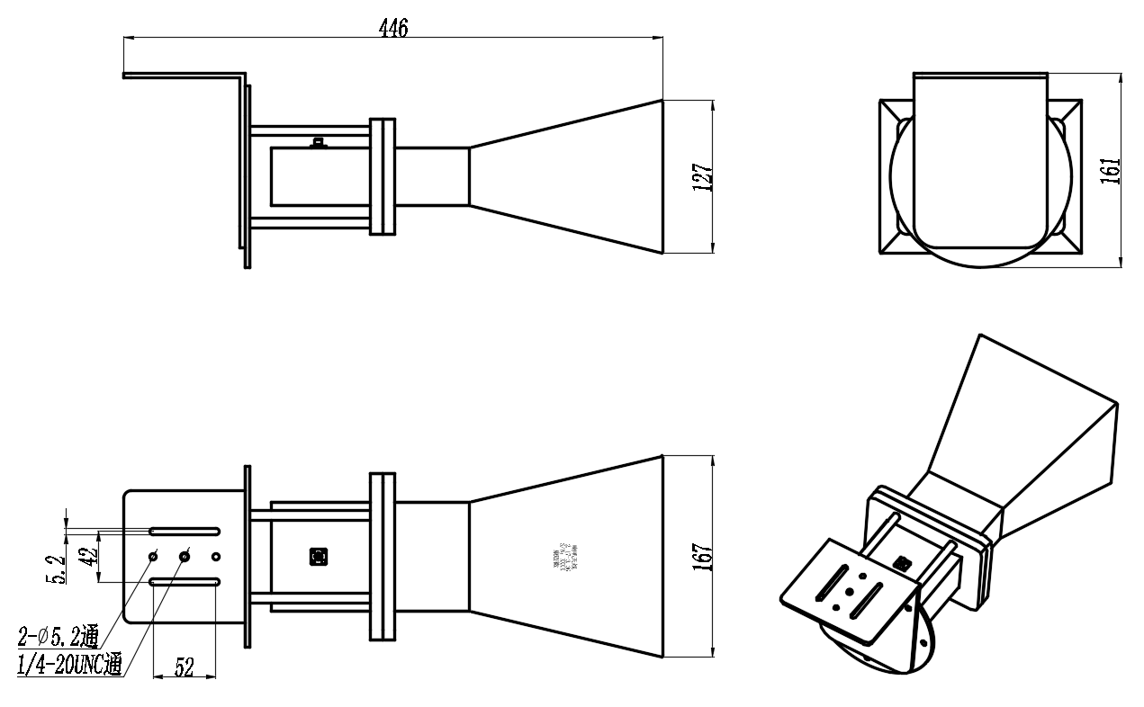 KSHA-BJ26-10-SL Standard horn antenna