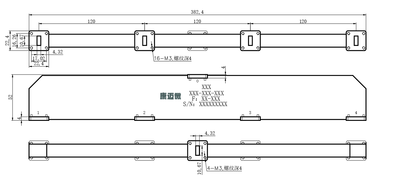 ZPD8-4W18-26.5G-2630 Power divider