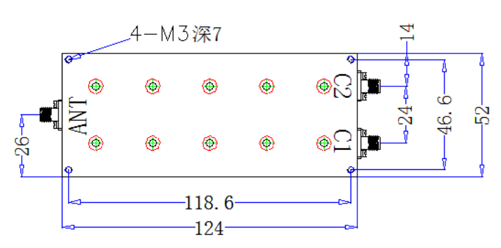 OQ-ODX-C1880-1960-SMA 滤波器