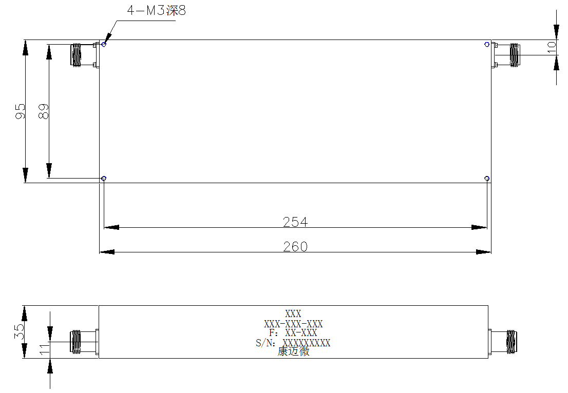 TFR-460M10-467.5M-50N1 Notch filter