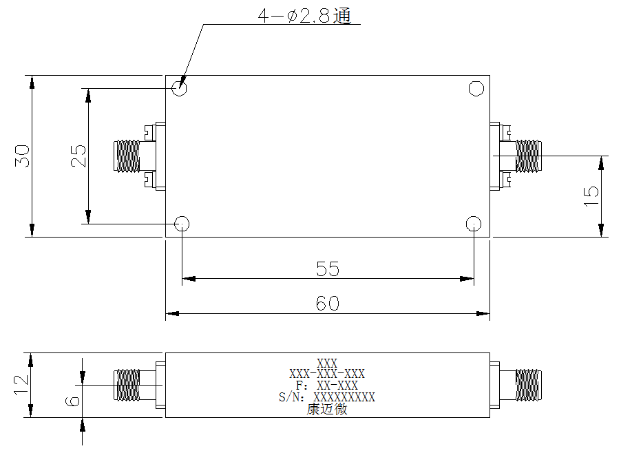 HBTE-HPF-3-13-S-10 Highpass filter