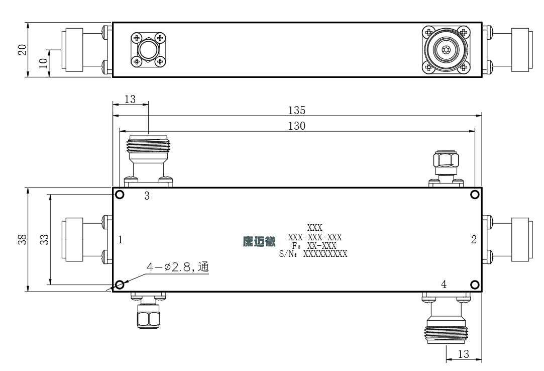 ZDC25-30C0.5-4G-881 Coupler