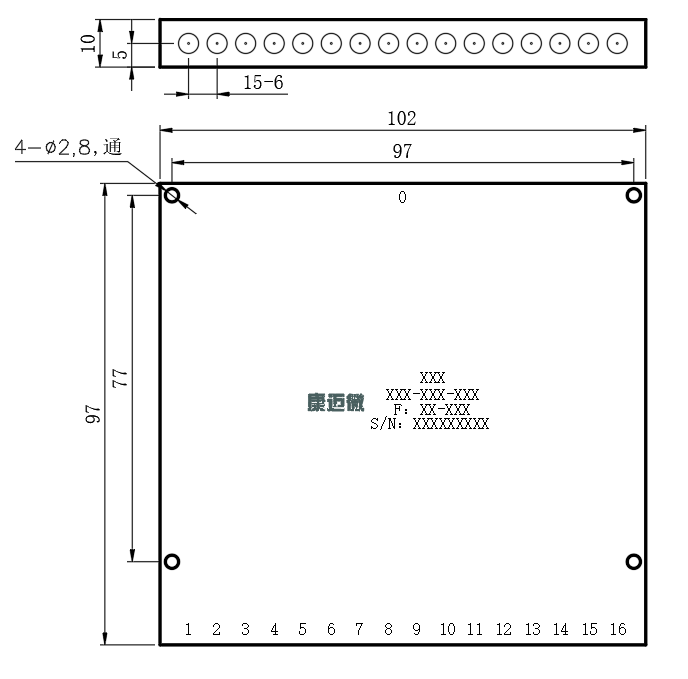 ZPD25-16M8-40G-151 Power divider