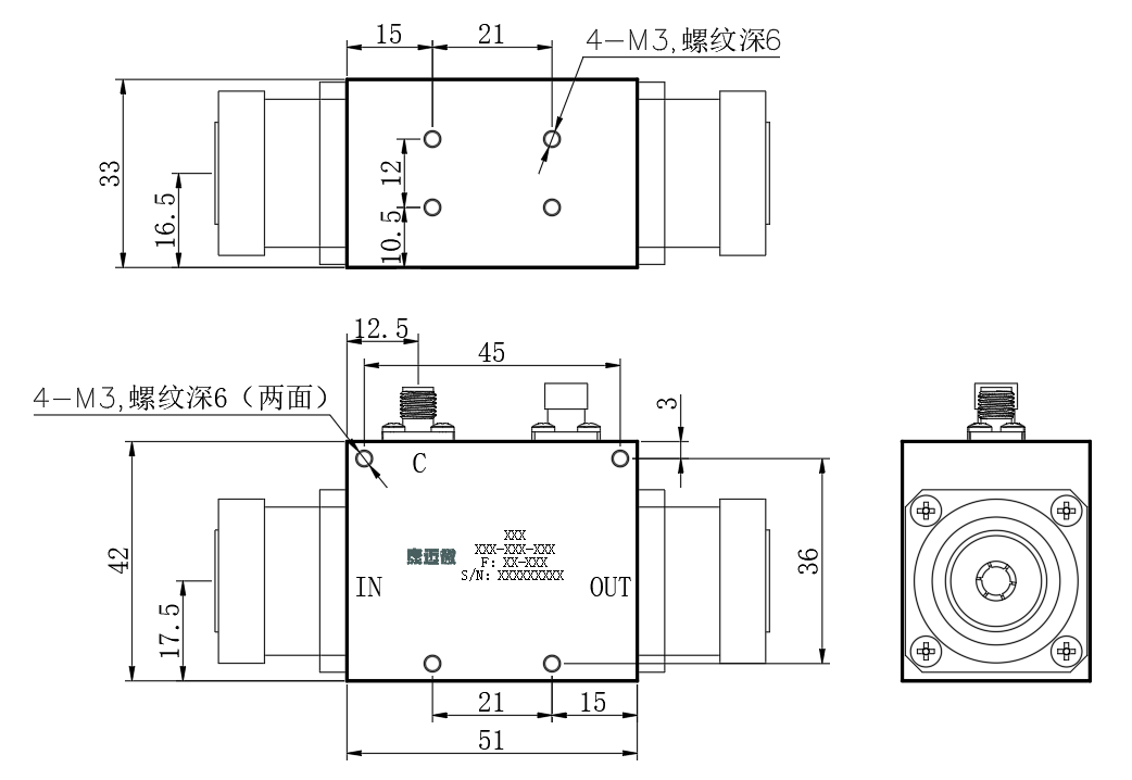 ZDC25-58C2-4G-833 Coupler