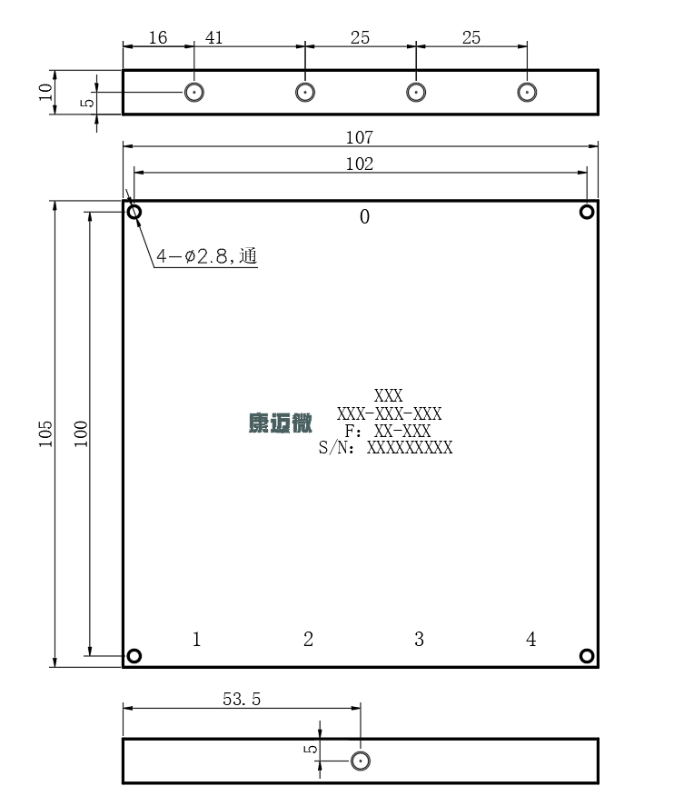 ZPD25-4M0.25-2.5G-778 Power divider