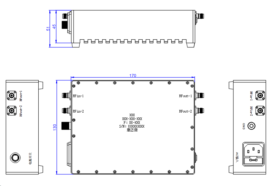 DPA8-4-50G-3799 Power amplifier