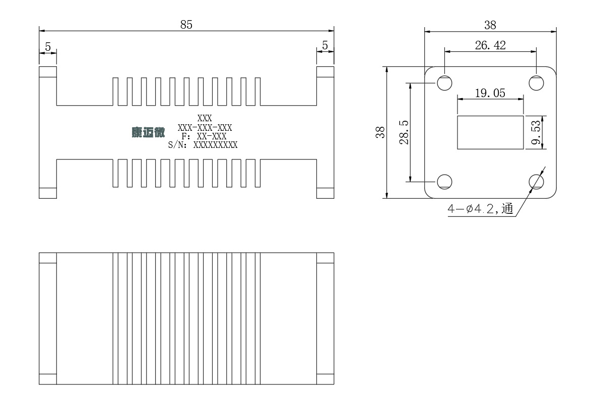 ZLPF25-W12.5-14.5G-1030 滤波器