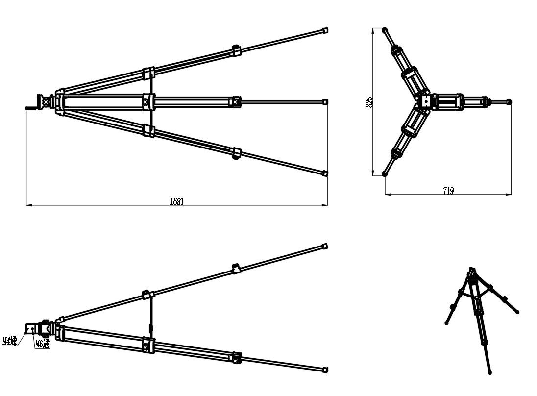 TXJ7-1600-1596 Tripod