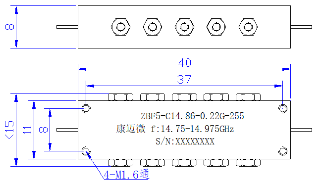 ZBF5-C14.86-0.22G-255 Filter
