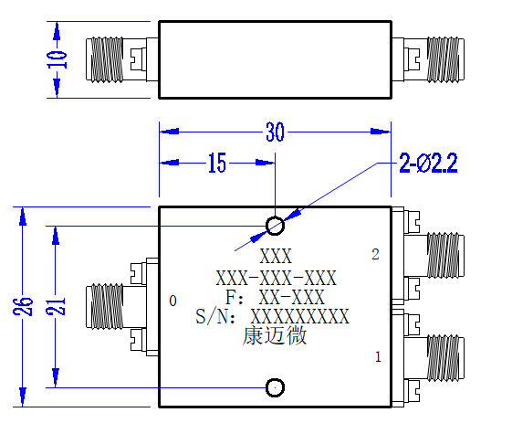 ZPD8-2ML1-18G-16845 限幅功分器