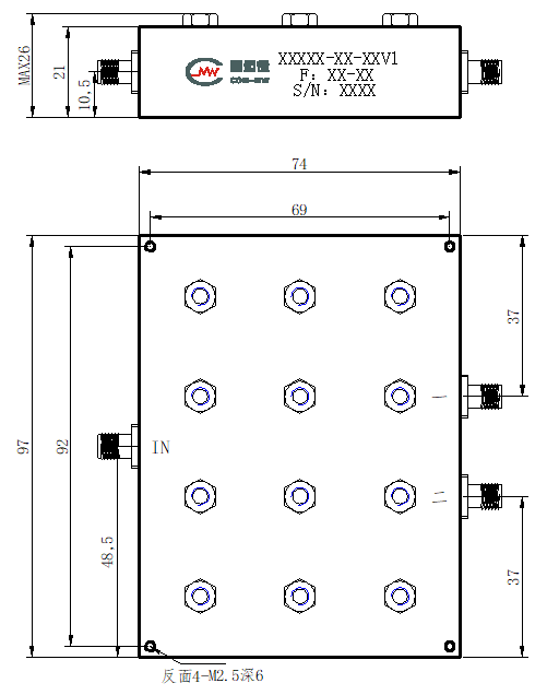 ZCB4-C2500-2690-1056 Diplexer