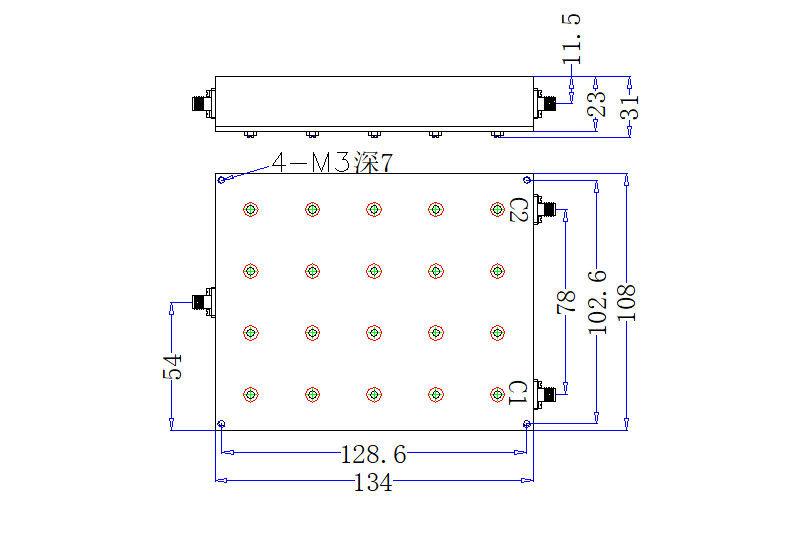ZCB6-C2505-2685-4236 Diplexer