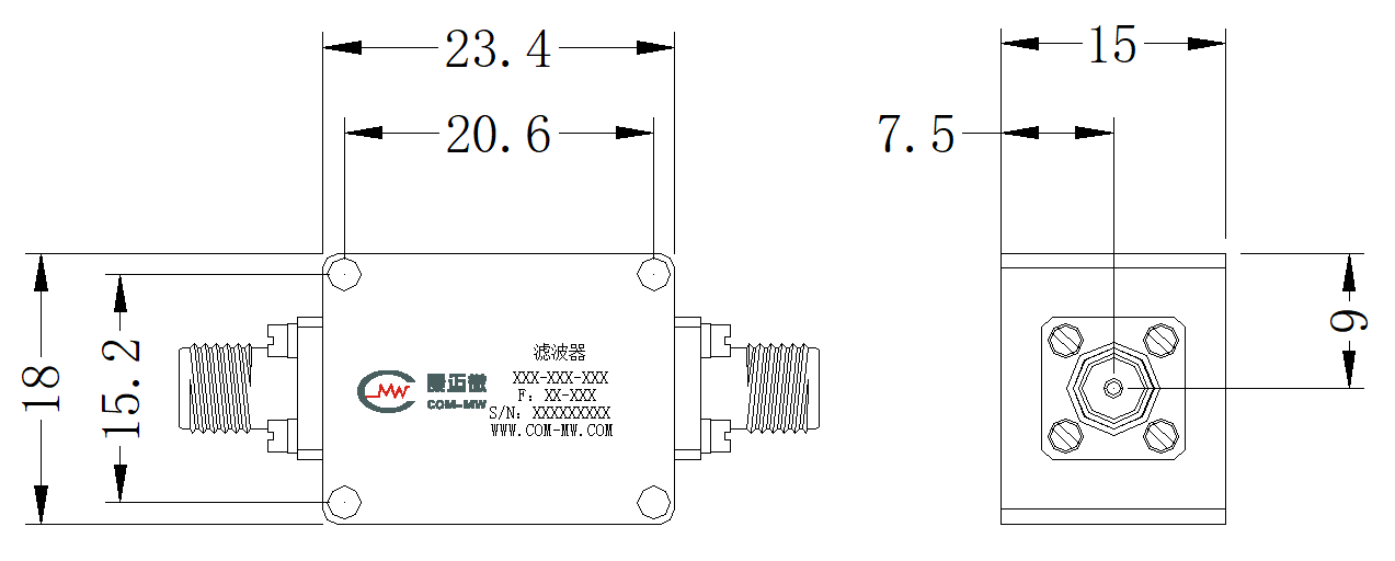 ZBSF6-M18.25-18.75G-4602 Filter