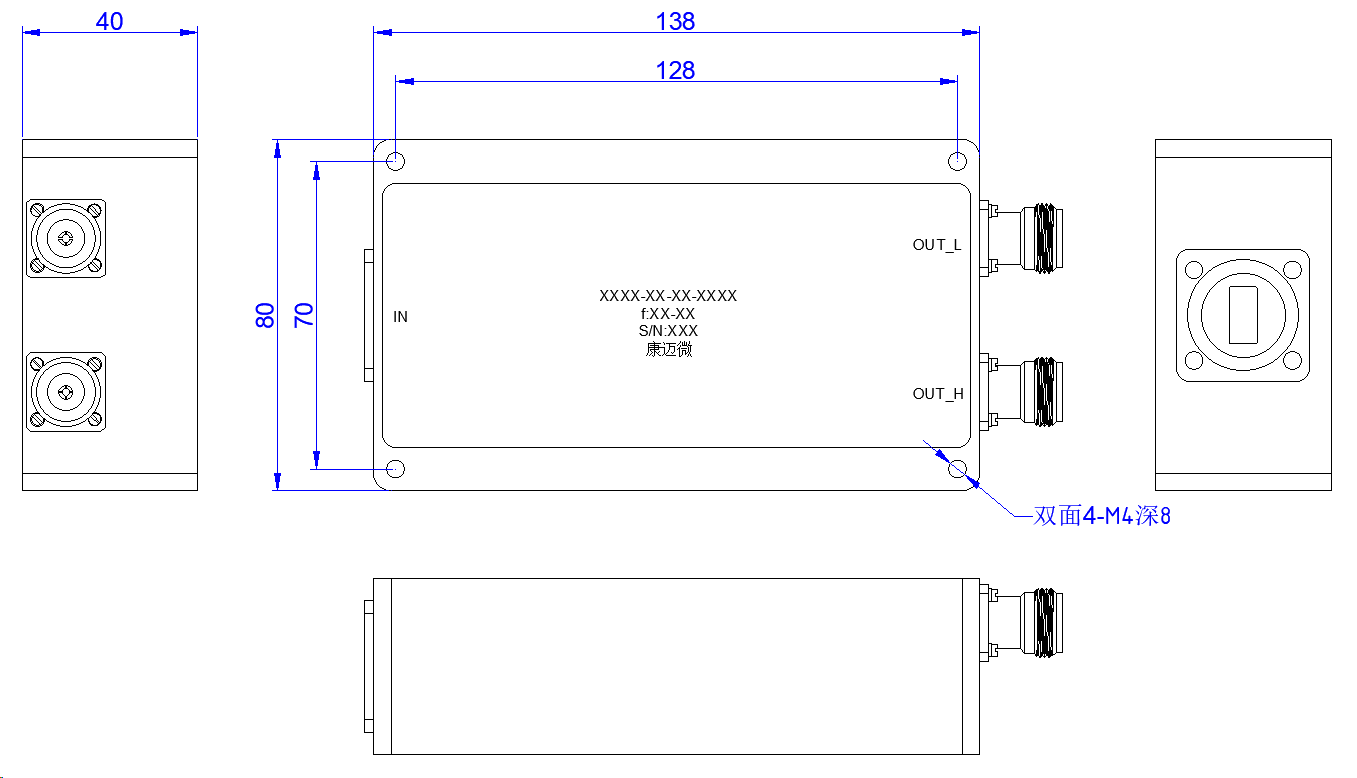 DFC8-19.15-21.2G-9514 Frequency conversion module