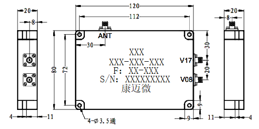 ZCB2-L66-470-3369 Diplexer
