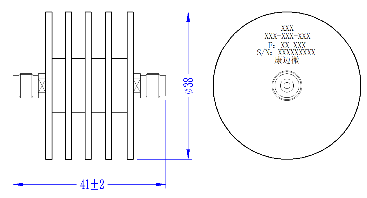 DA9-4010-0-40G-3154 Attenuator