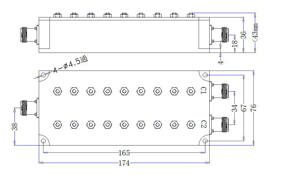 ZCB6-C885-934-4279 Diplexer