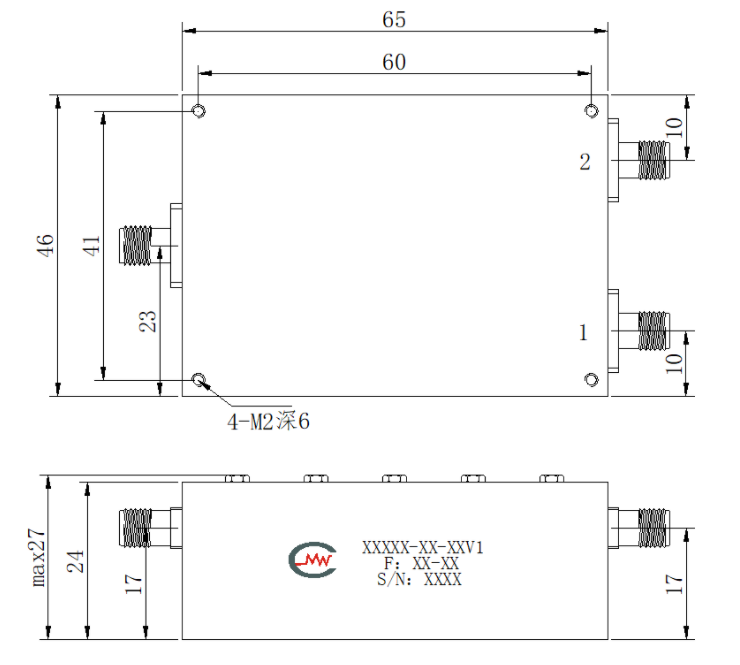 ZCB4-C1.57-4.2G-693 双工器