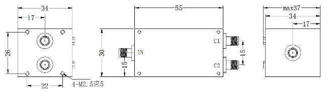 ZCB4-C1525-1660.5-414 Diplexer