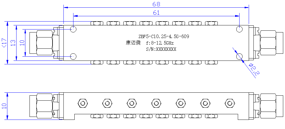 ZBF5-C10.25-4.5G-609 Filter