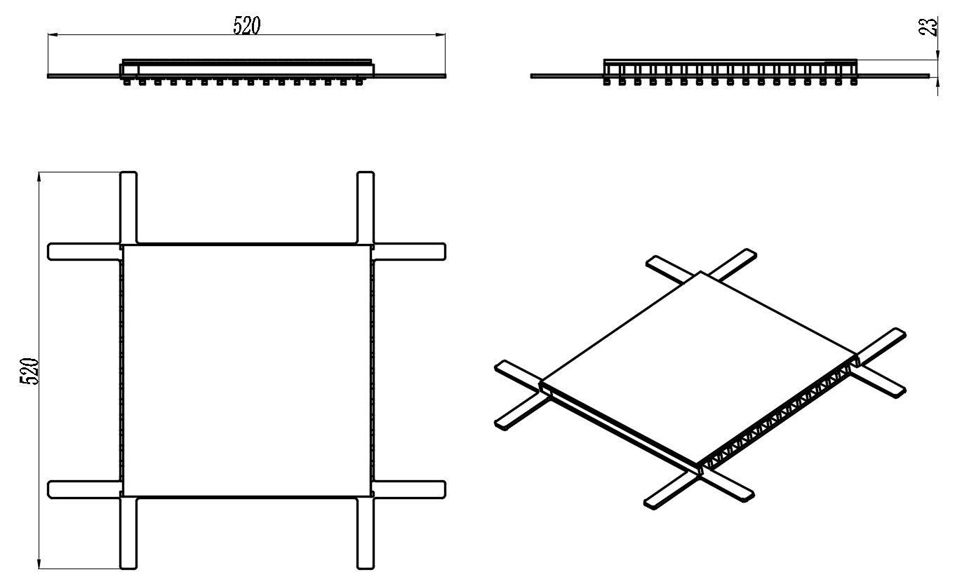 ZWD7-2.2-5.5G-057 Microstrip antenna
