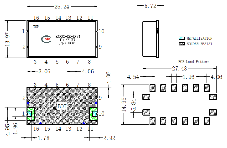 CCBP-1300A Band pass filter